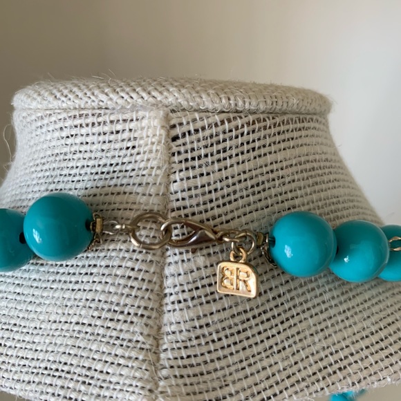 Banana  Republic  Beaded Necklace in Turquo… - Picture 7 of 9